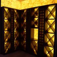 Backlit Faux Onyx Walls for Custom Wine Cellars
