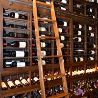 Custom Wine Cellar Ladder for Easy Access to Wine Collection