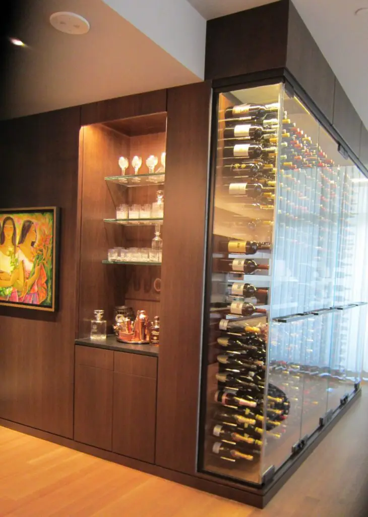 Award-Winning Modern Wine Room by Master Builders in Dallas, Texas 