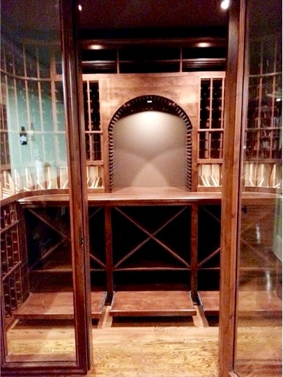 Gorgeous Home Custom Wine Cellar Designed by Dallas Builders