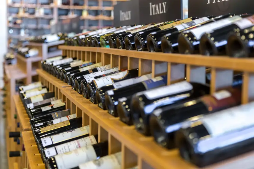 Commercial Custom Wine Cellar Display