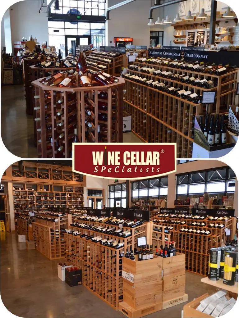 Custom Commercial Wine Cellar Designed for a Wine Store in Texas
