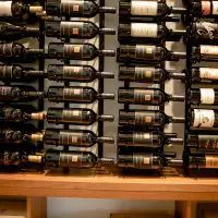 A forward label wooden racks for your wines.