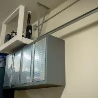 A ductless split cooling system.
