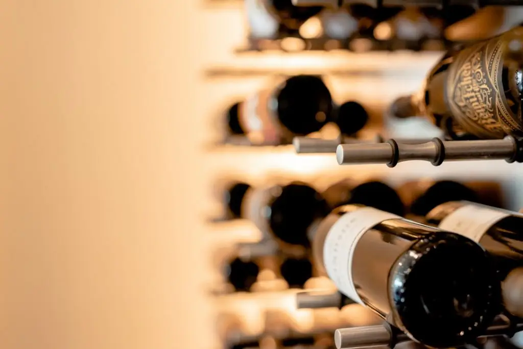 Wine Cellar Specialists Used Pegs with Rubber O-Rings in a Wine Closet in Dallas