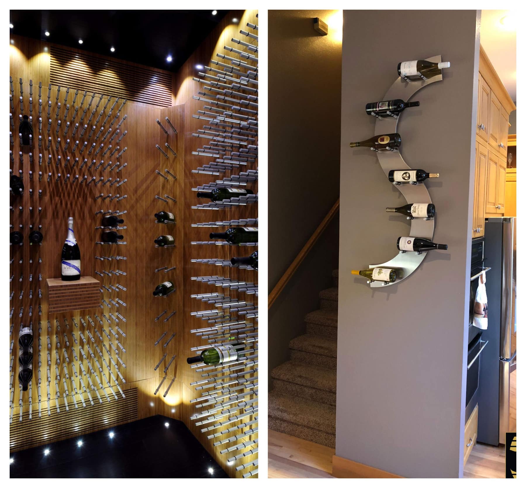 Ultra’s Curved Wine Rack Jazz Up Your Wine Showcase with Ultra Fusion