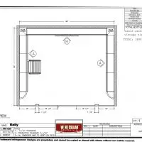 We start with the dimensions, locations, and your goals for your custom wine cellar, and then create a 3d design.