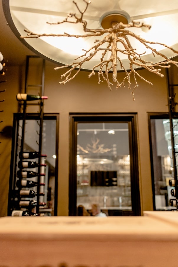 A Beautiful Commercial Wine Room Built in Downtown Dallas