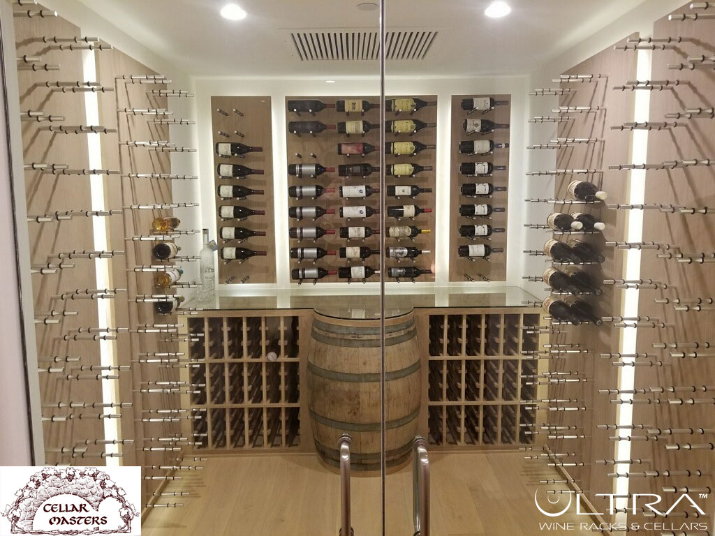 Ultra’s Curved Wine Rack Jazz Up Your Wine Showcase with Ultra Fusion