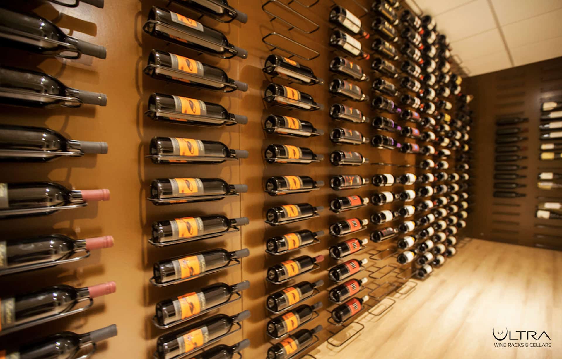 Ultra’s Curved Wine Rack Jazz Up Your Wine Showcase with Ultra Fusion