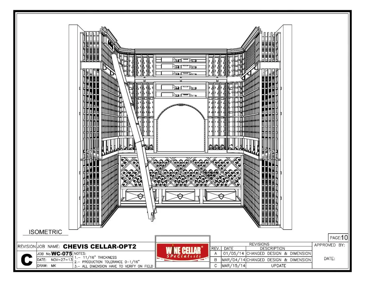 Wine Cellar Specialists Offers a Free Custom Wine Cellar Design Package