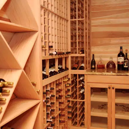 traditional-wine-cellar-with-diamond-rack