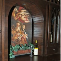 Custom Wine Cellars Seattle Reynolds Mural Custom Wine Cellars Seattle Reynolds Mural Close