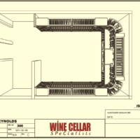 Custom Wine Cellars Washington 3D Plan View Custom Wine Cellars Washington 3D Plan