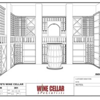 Custom Wine Cellars Chicago Illinois Design 3D Drawing Dave