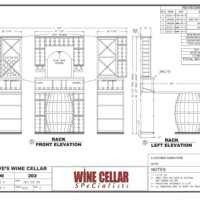 Wine Cellar Builders Chicago Illinois Design Drawing Plan Dave