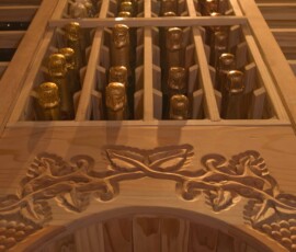 Wine Cellar Builders Hand Carved Arch