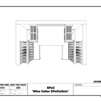 Commercial Wine Cellar Design Girl and the Goat ISOMETRIC PLAN