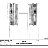 Commercial Wine Cellar Design Girl and the Goat ISOMETRIC Side