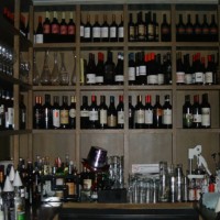 Girl & the Goat Bar Before Custom Wine Racks Installation