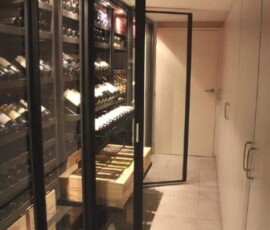 metal wine storage system Sliding Series Racks