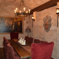 Florida Residential Wine Tasing Room Alongside Cellar