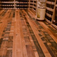 Wine Cellar Flooring also from Reclaimed Wine Barrels