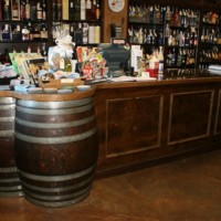 Custom Cash wrap with wine barrel tabletop