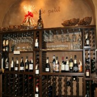 Half Height with Tabletop and Glass Racks with split Racks between