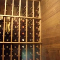 Individual Wine Racking Tongue & Groove Joints for Stability Wine Cellar Texas