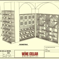 Commercial wine racks design 3d bistro de la reine louisiana
