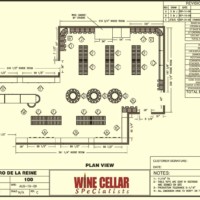 Commercial wine racks design plan bistro de la reine louisiana