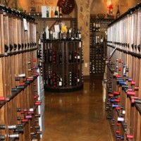 Commercial wine racks isle view bistro de la reine louisiana