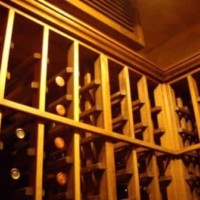 View showing Standard 750ml Wine Racking