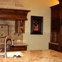 1. Wine Cellar Window from Kitchen in Colleyville, Texas