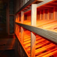 37. Wine Racks with LED Lighting in Colleyville, Texas