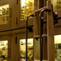 Ladder with double hand grips