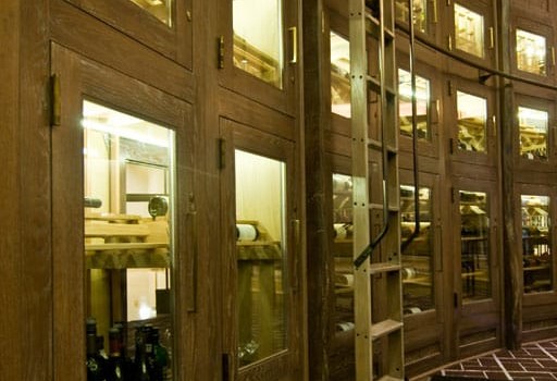 Wine Storage Cabinets on ends