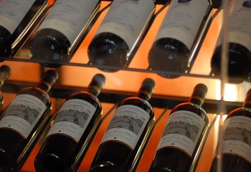 Close up of presentation racking