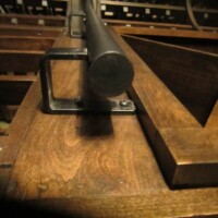 New Orleans Wine Cellar Rolling Ladder Rail End