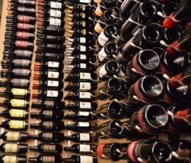 A Custom Commercial Wine Cellar Needs Quality Wine Racks. Jasper's Restaurant at Cityline in Richardson Texas Chose Wall Mounted Racks and Floor to Ceiling Racks, Keeping Their Wine Safe and Accesible