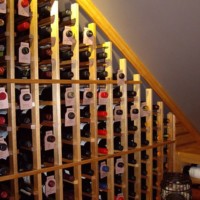 11 Waterfall Wine Rack Left Wall
