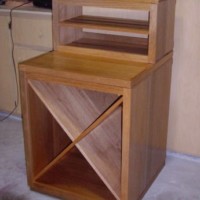 19 Assembled Horizontal and X-Bin Wine Racks