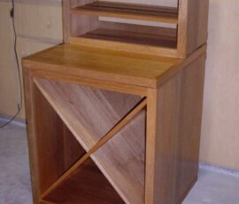 19 Assembled Horizontal and X-Bin Wine Racks