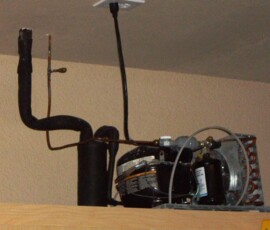 25 Compressor Places Above a Cabinet in the Garage