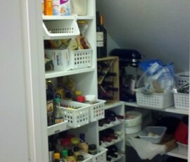 28 Pantry Before Wine Cellar Construction Dallas TX