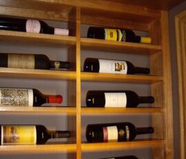 3 Right Wall Horizontal Wine Racks Dallas Builders