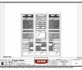 Wine Room with Wood Racks in Preston Hollow, Dallas, TX (Design image 10 of 10)