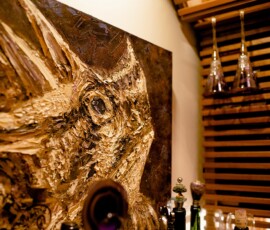 Residential Custom Wine Cellars- North Dallas Wine Room Iron Door- Wine Cellar Specialists