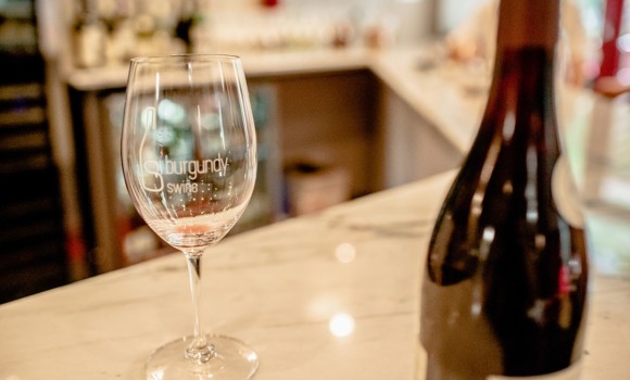 Commercial Custom Wine Room- Restaurant- Wine Lounge- Burgundy Swine